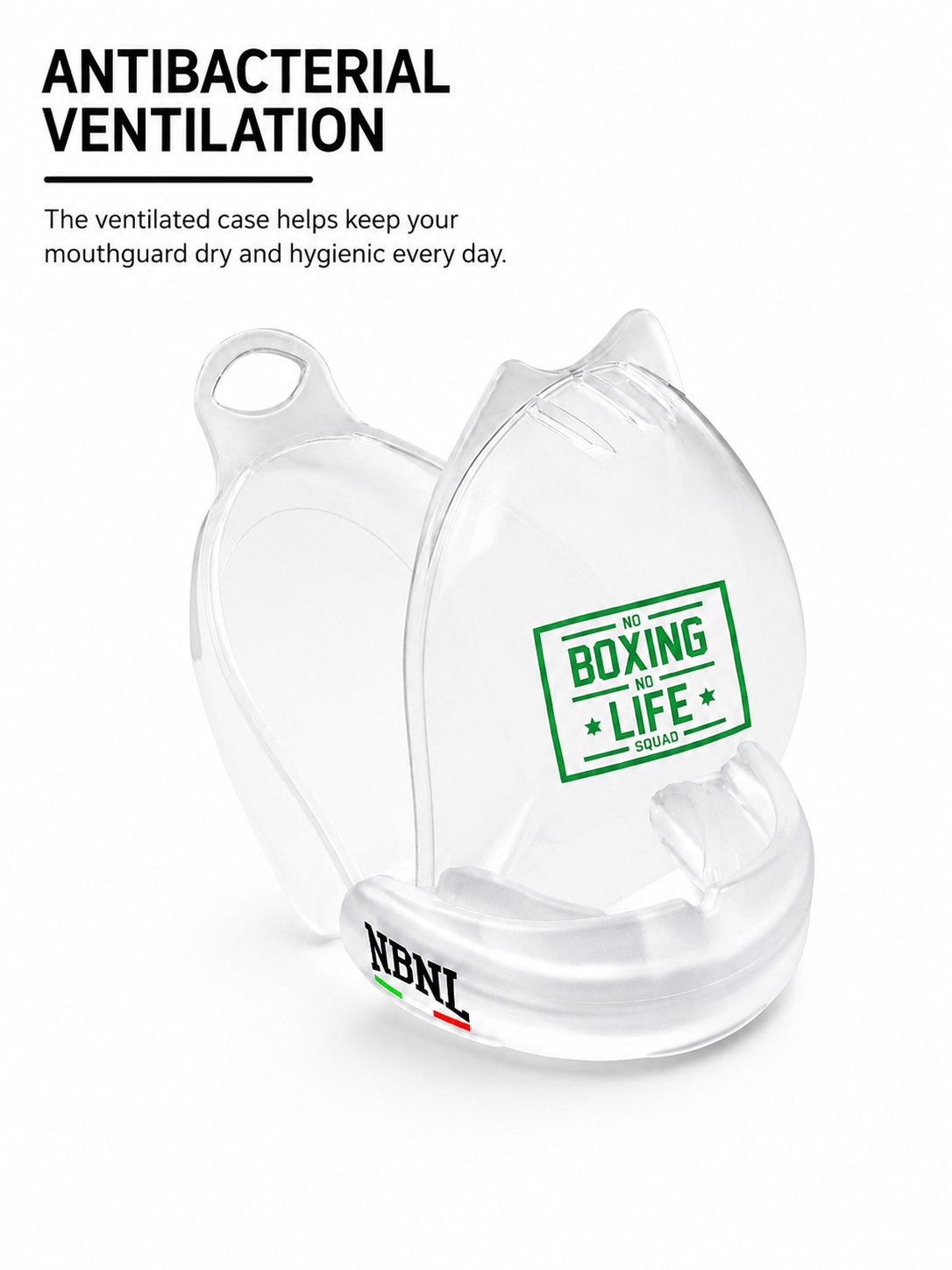 NO BOXING NO LIFE Soft-Fit Boxing Mouthguard