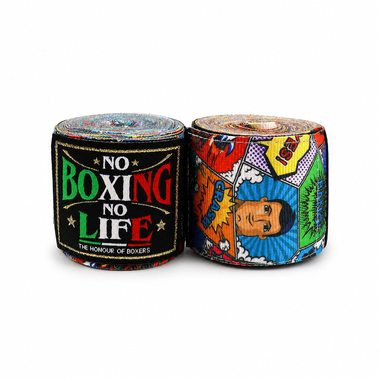NO BOXING NO LIFE Multi-Print Boxing Hand Wraps 180"