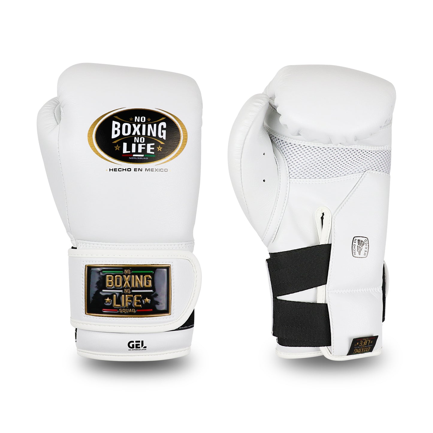NO BOXING NO LIFE GEL Boxing Gloves – Dual Wrist Support Training Gloves