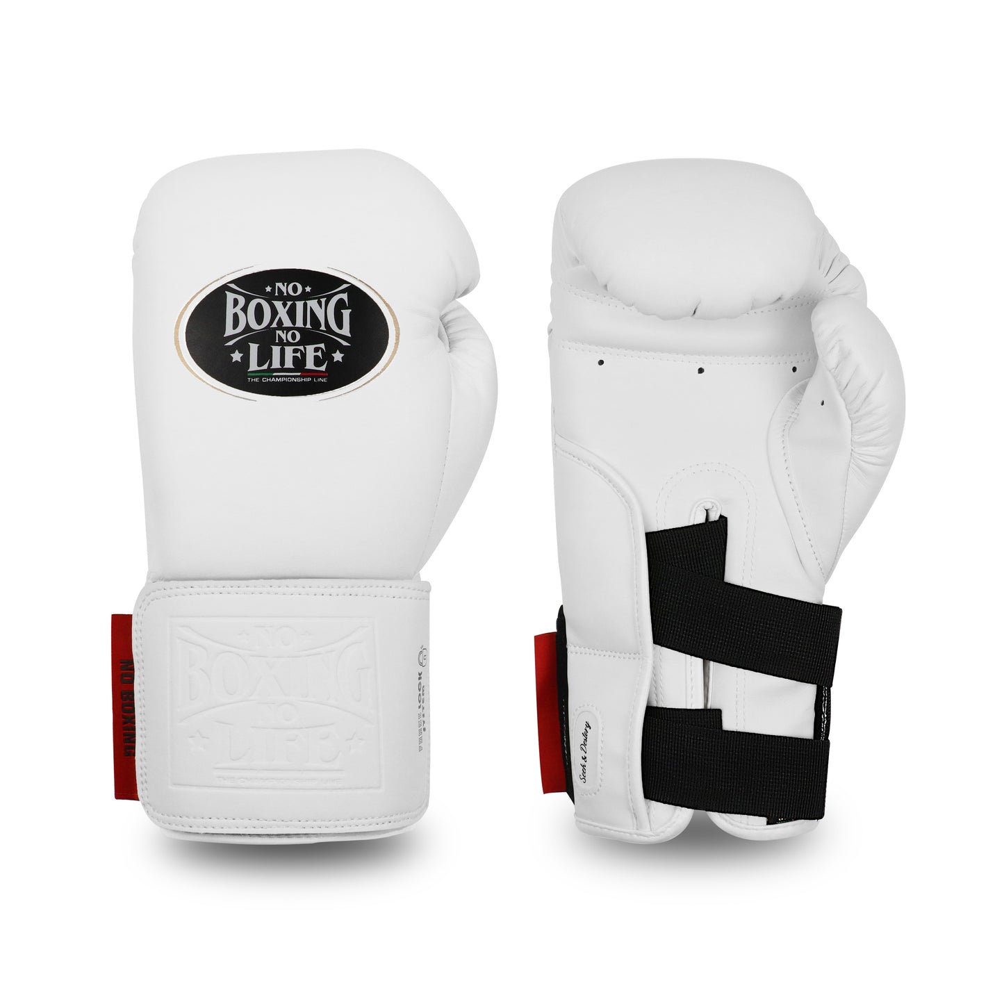 NO BOXING NO LIFE Seek and Destroy Boxing Gloves – Reinforced Hook-and-Loop Edition