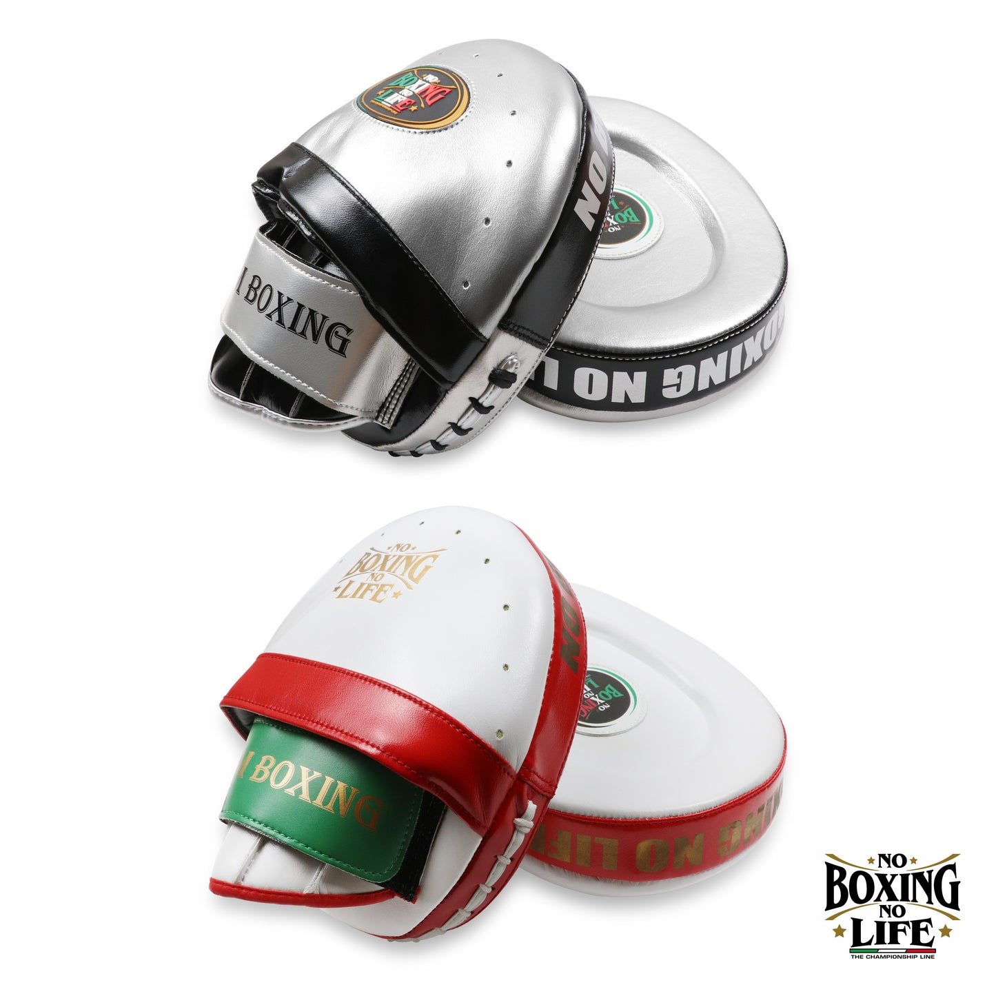 NO BOXING NO LIFE Shock-Absorbing Boxing Focus Mitts