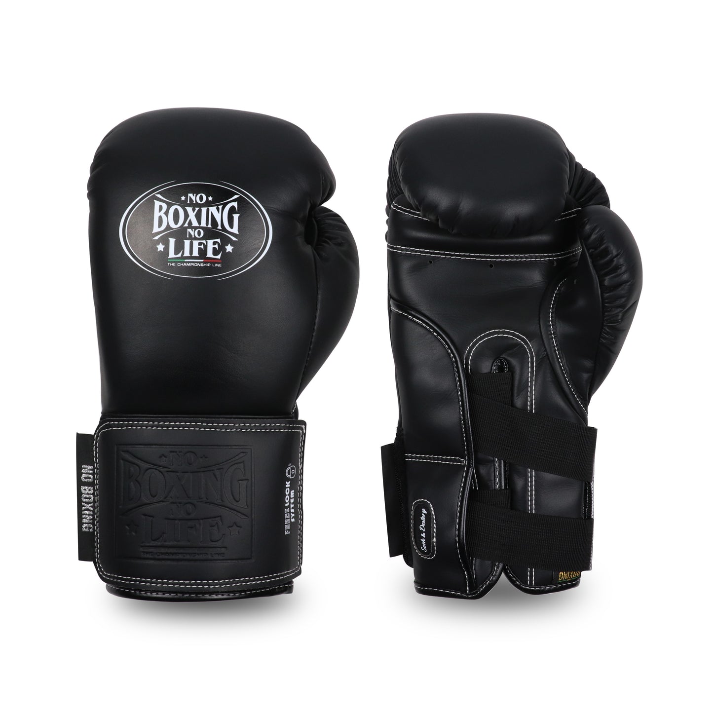 NO BOXING NO LIFE Seek and Destroy Boxing Gloves – Reinforced Hook-and-Loop Edition
