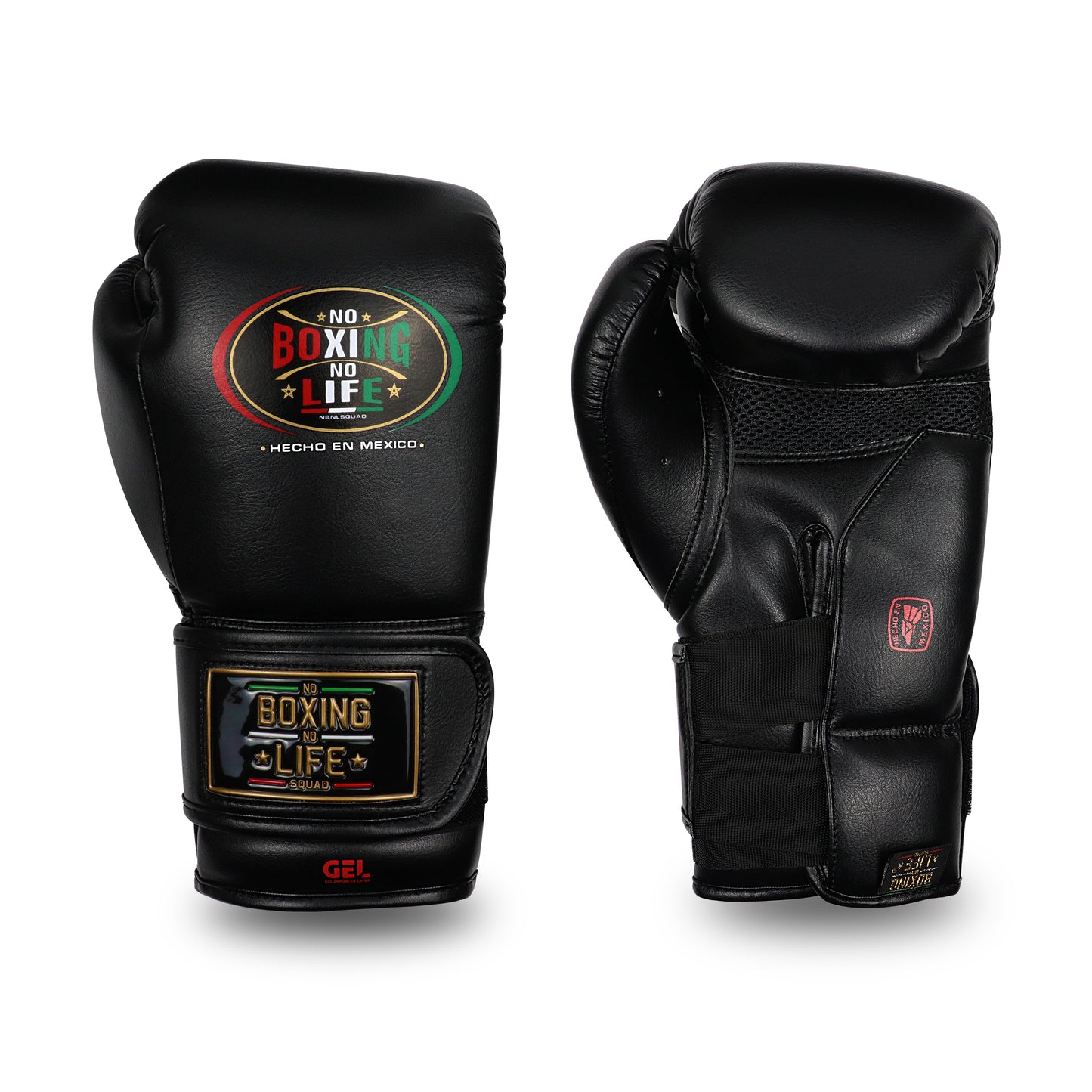 NO BOXING NO LIFE GEL Boxing Gloves – Dual Wrist Support Training Gloves