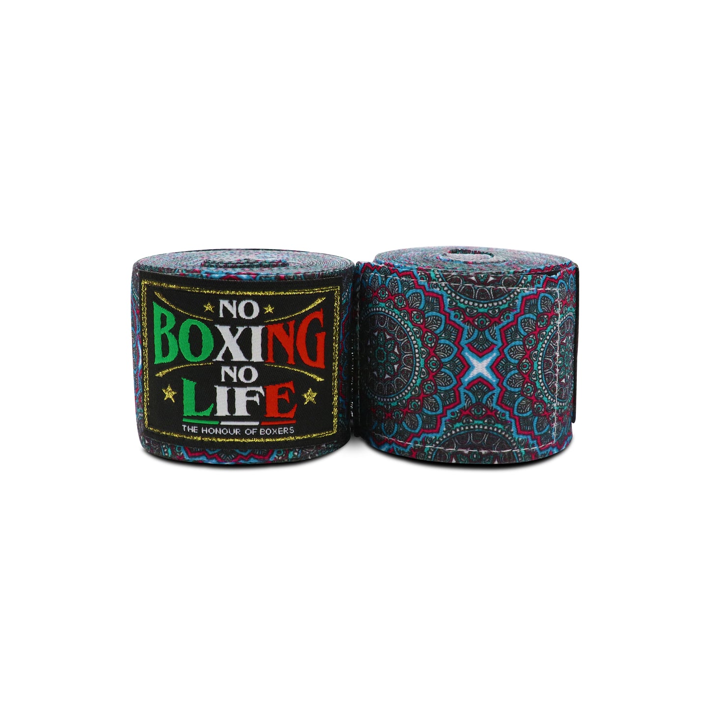 NO BOXING NO LIFE Multi-Print Boxing Hand Wraps 180"