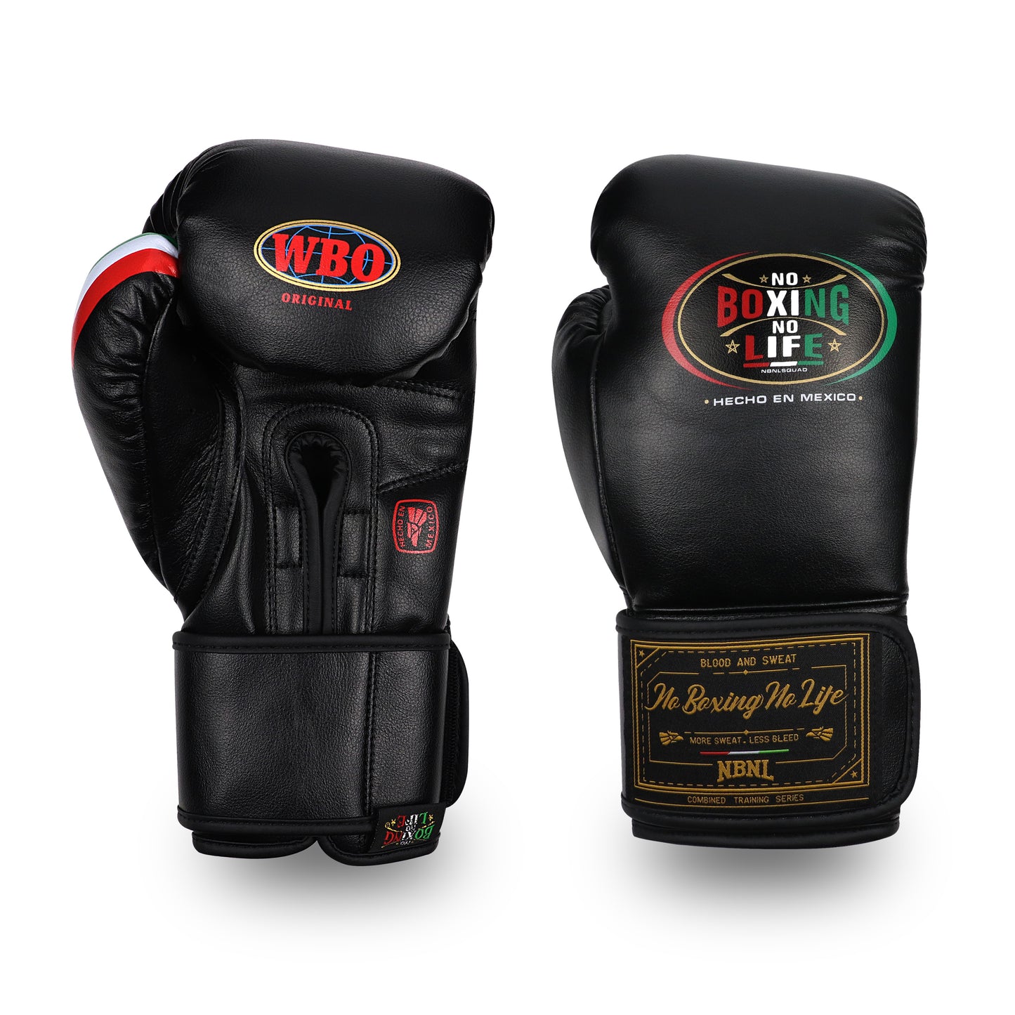 NO BOXING NO LIFE vintage leather Boxing Gloves