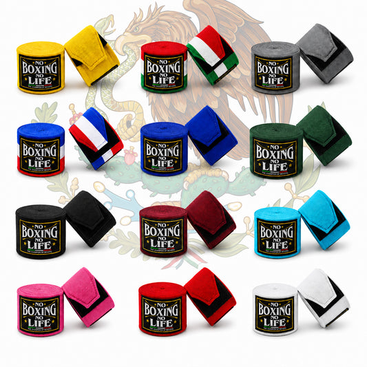 NO BOXING NO LIFE Elastic Mexican Hand Wraps