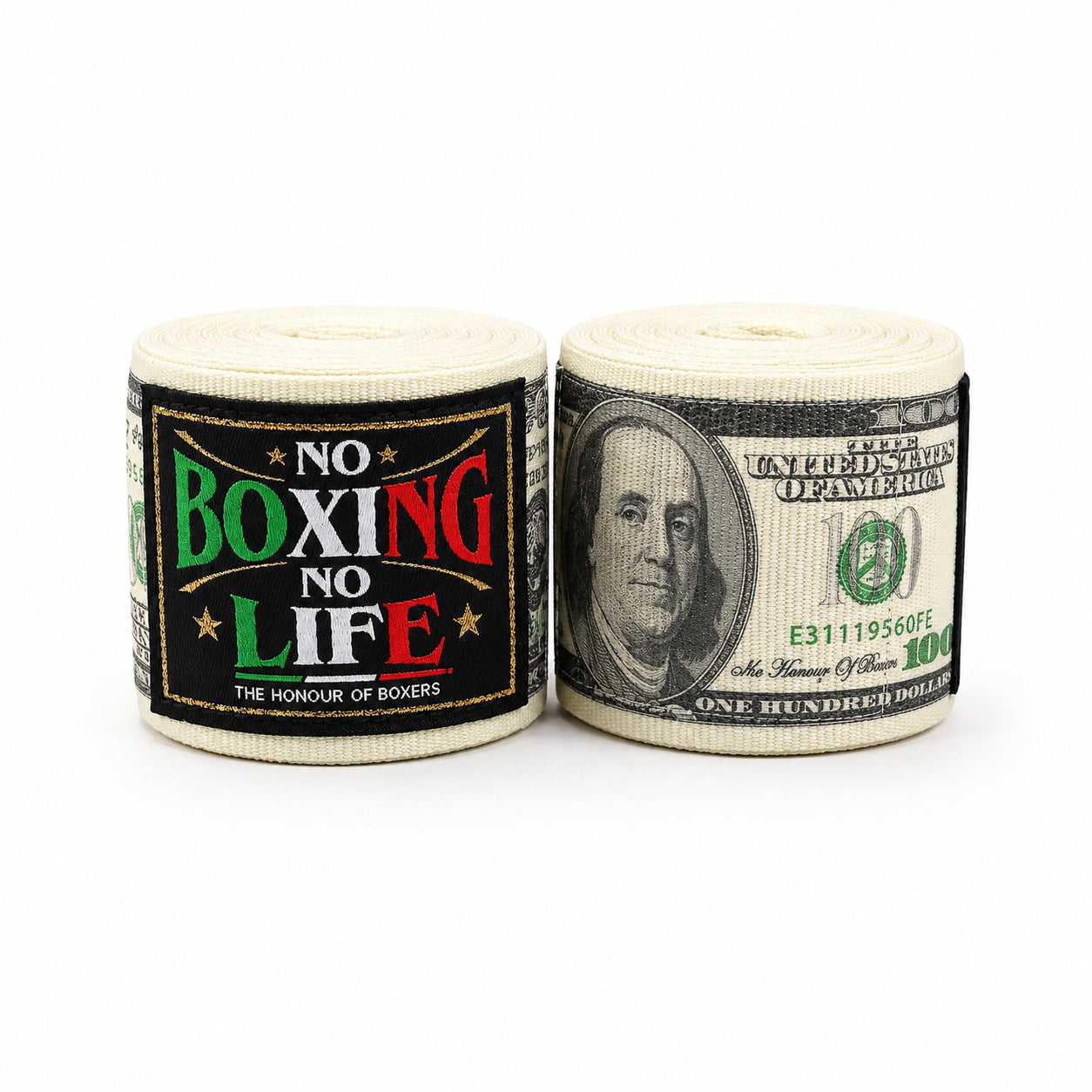 NO BOXING NO LIFE Multi-Print Boxing Hand Wraps 180"