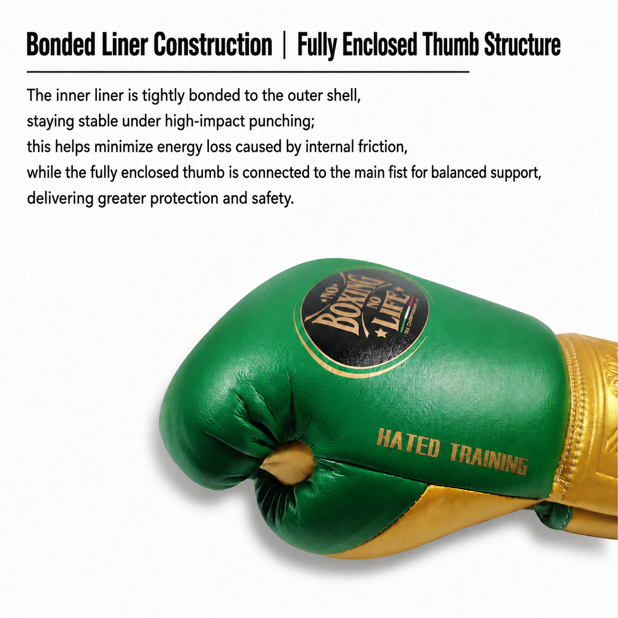 NO BOXING NO LIFE Hated Training Boxing Gloves