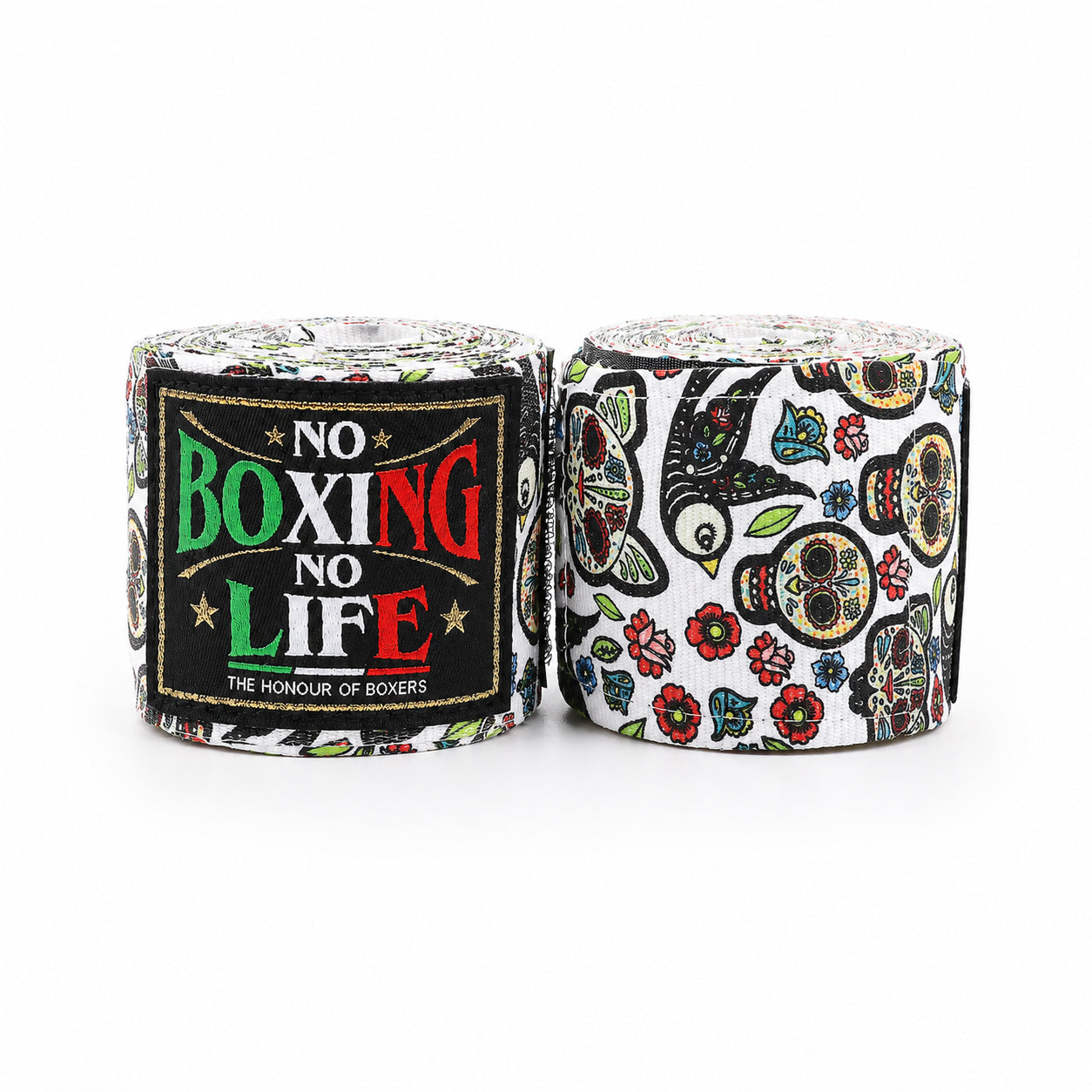 NO BOXING NO LIFE Multi-Print Boxing Hand Wraps 180"