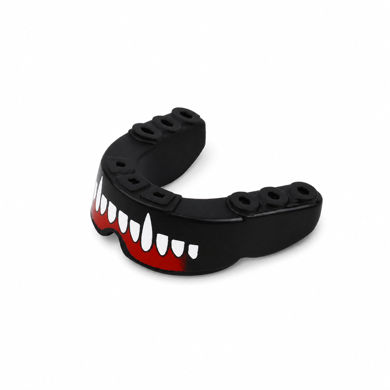 NO BOXING NO LIFE Fang Design Gel Boxing Mouthguard with Case