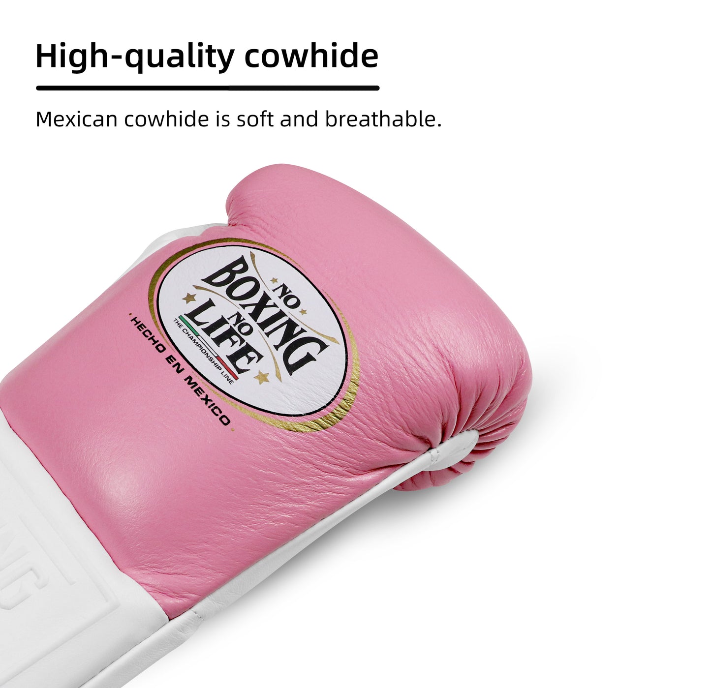 NO BOXING NO LIFE Horsehair Fight Boxing Gloves