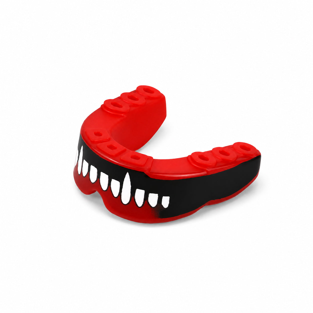 NO BOXING NO LIFE Fang Design Gel Boxing Mouthguard with Case