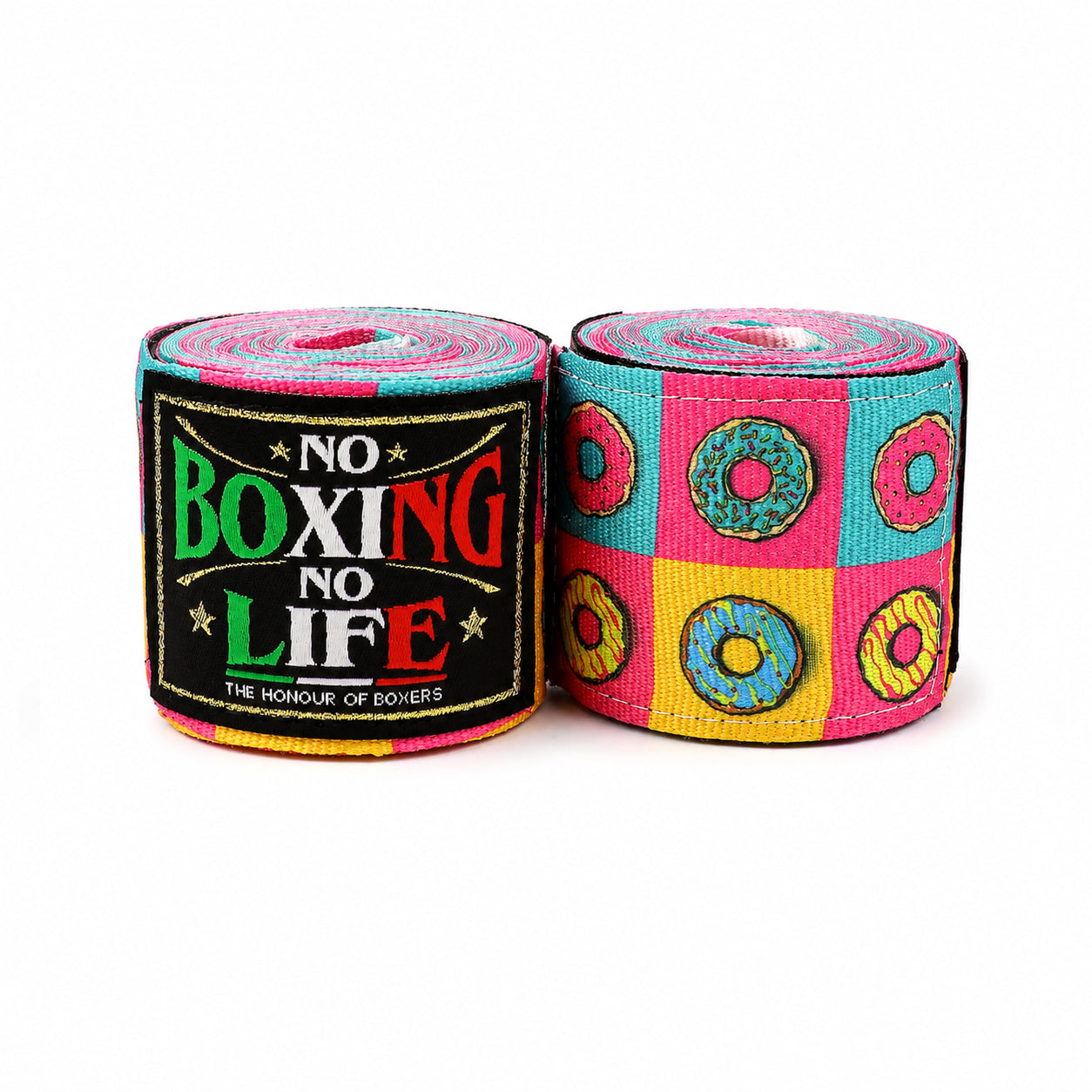 NO BOXING NO LIFE Multi-Print Boxing Hand Wraps 180"