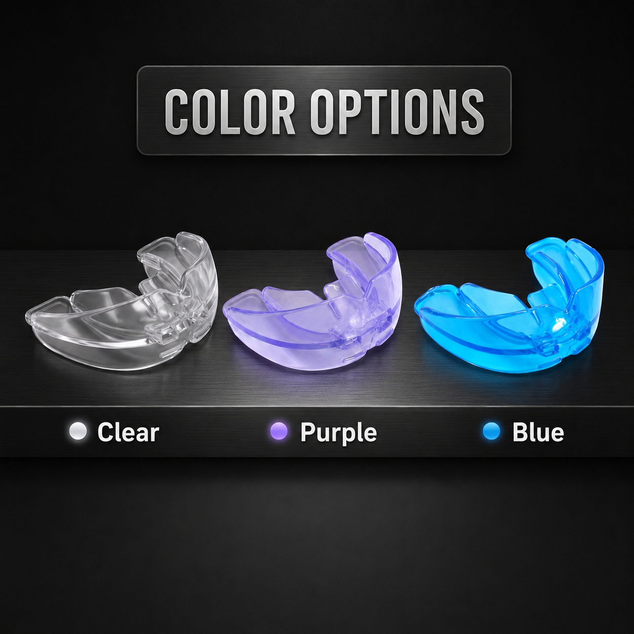 NO BOXING NO LIFE No-Mold Boxing Mouthguard with Ventilated Case