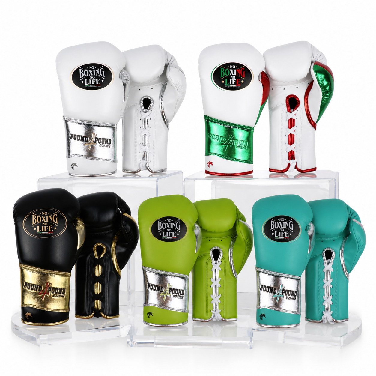 NO BOXING NO LIFE P4P Boxing Gloves – Horsehair-Like Latex Lining