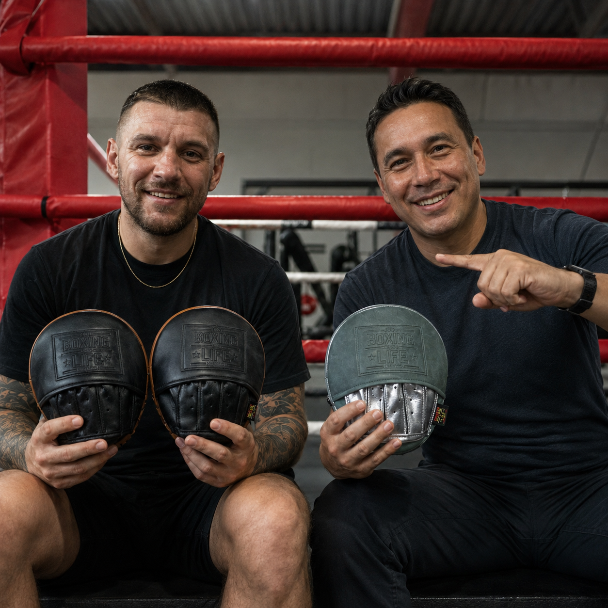 NO BOXING NO LIFE D3O Fluid Cushioning Boxing Punch Mitts – Lightweight Speed Focus Pads