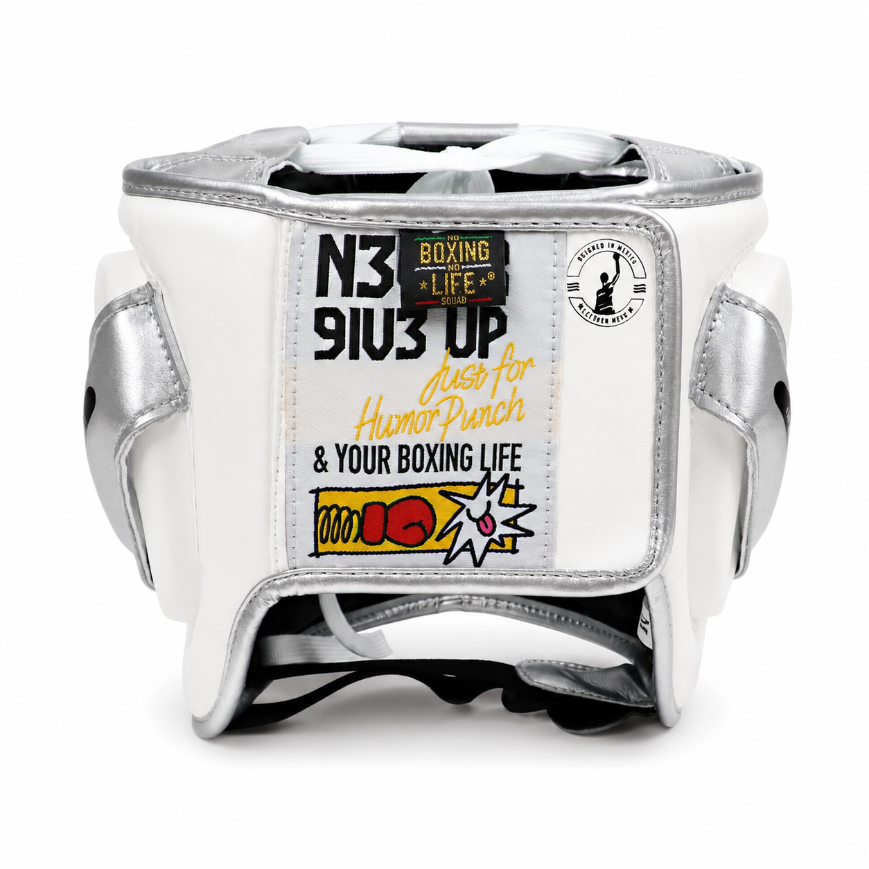 NO BOXING NO LIFE x Humor Punch No Contact Boxing Headgear