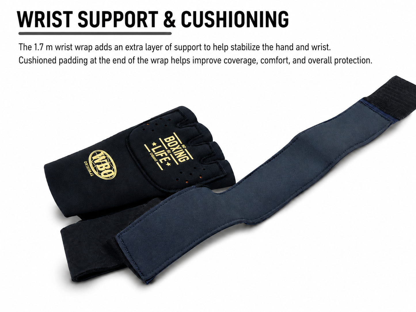 NO BOXING NO LIFE D3O Non-Newtonian Gel Speed Wraps
