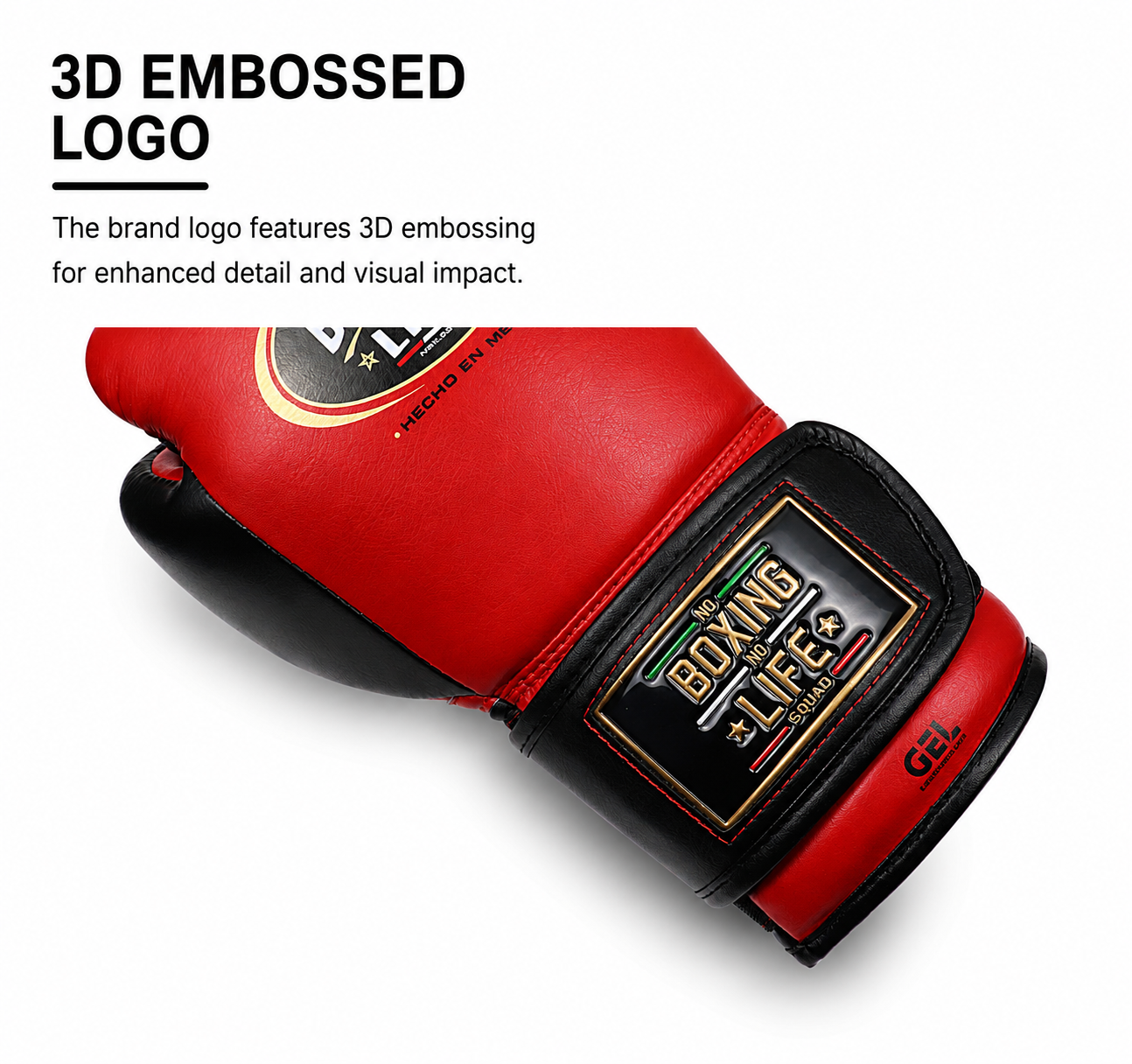 NO BOXING NO LIFE GEL Boxing Gloves – Dual Wrist Support Training Gloves