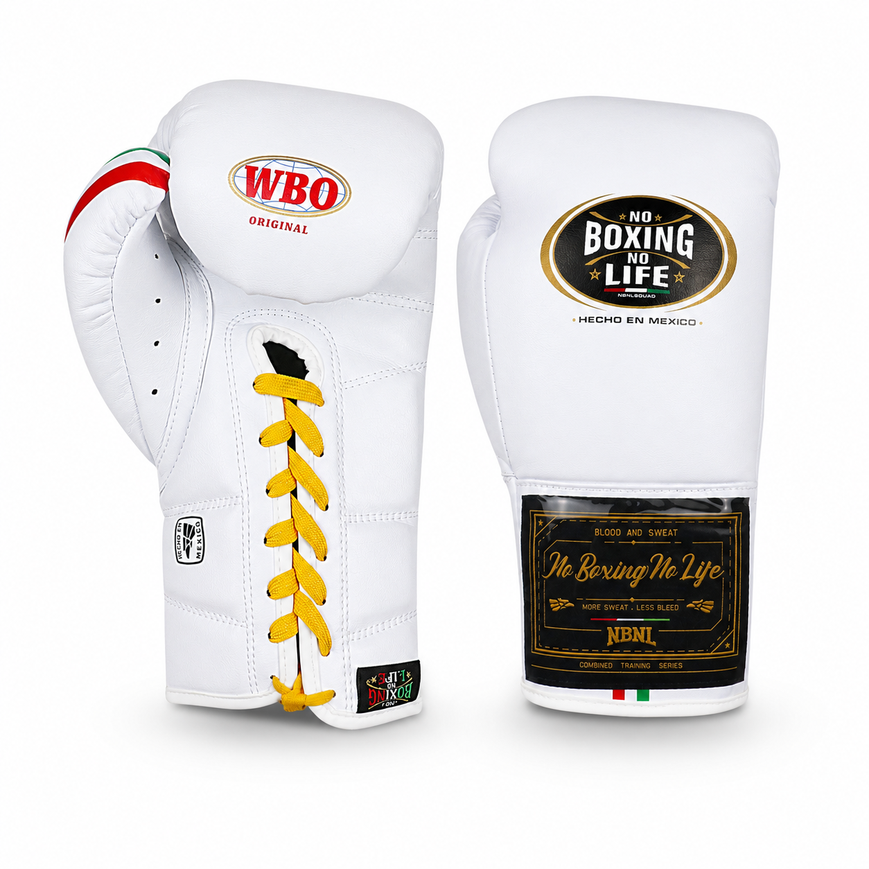 NO BOXING NO LIFE vintage leather Boxing Gloves