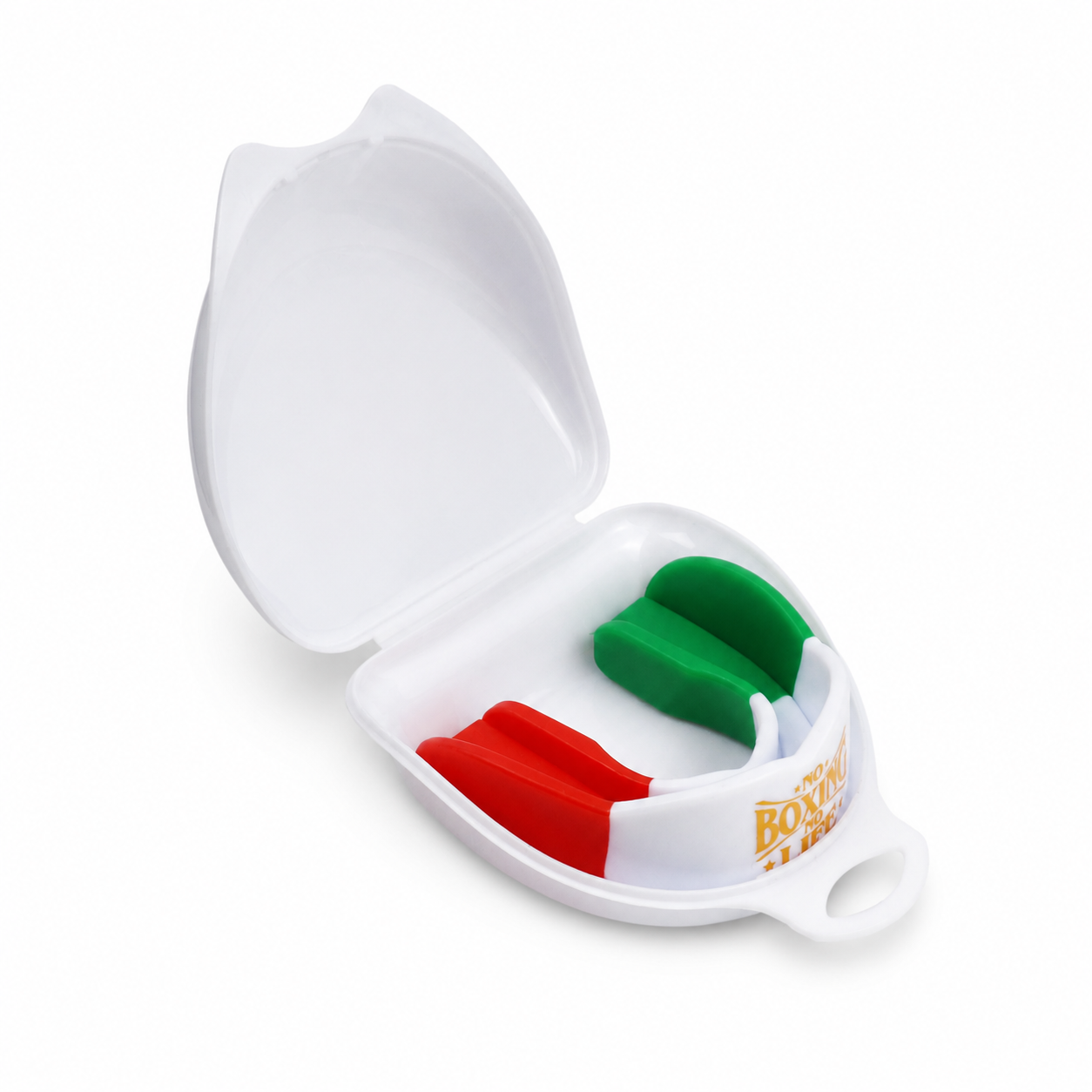 NO BOXING NO LIFE Mexican Flag Double-Layer GEL Boxing Mouthguard