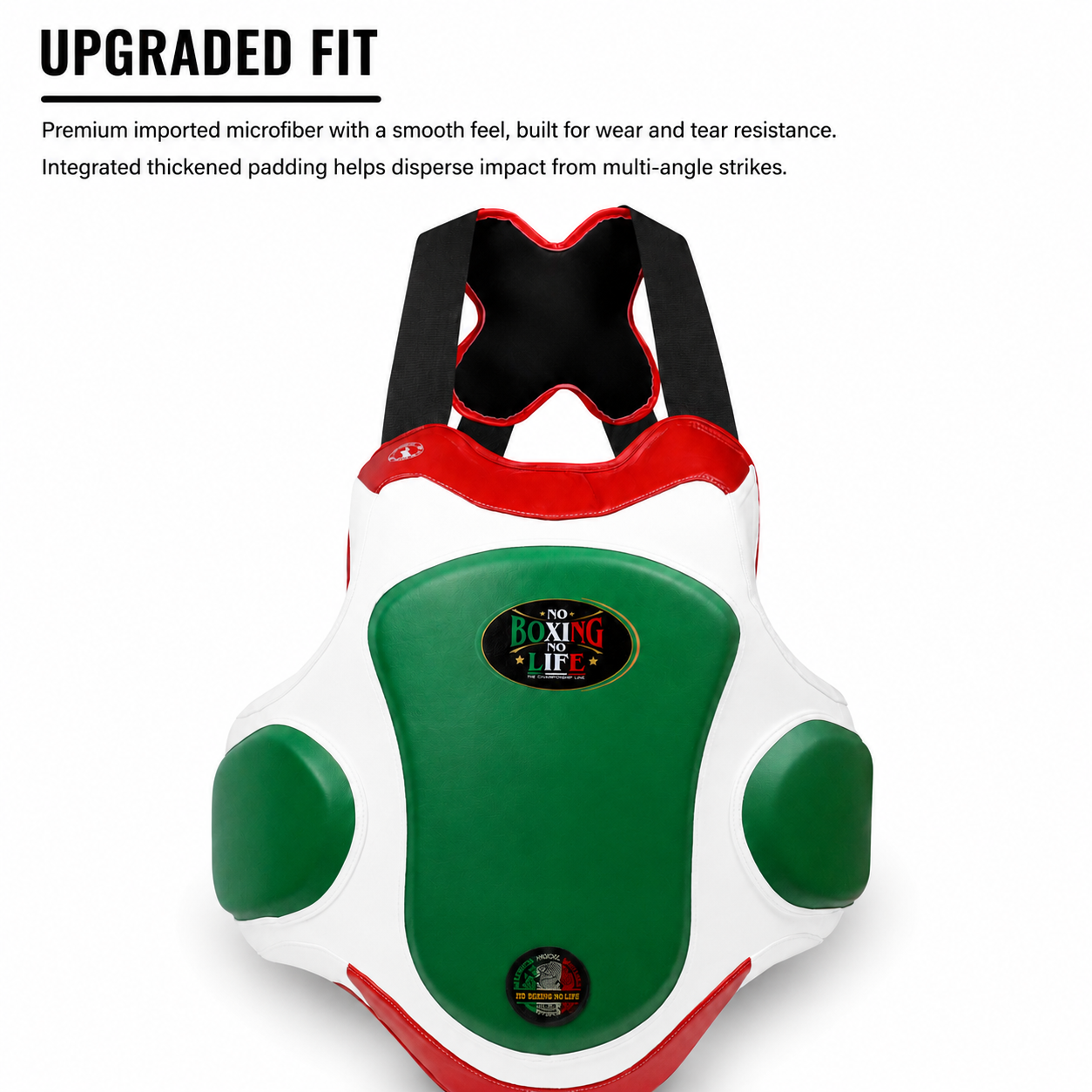 NO BOXING NO LIFE Coach Body Protector Boxing Chest Guard