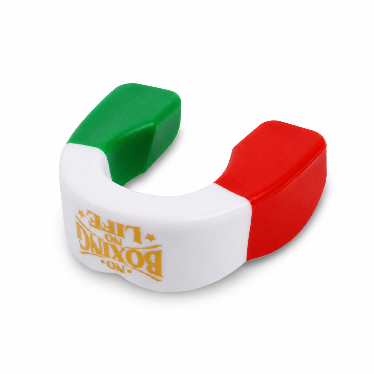 NO BOXING NO LIFE Mexican Flag Double-Layer GEL Boxing Mouthguard