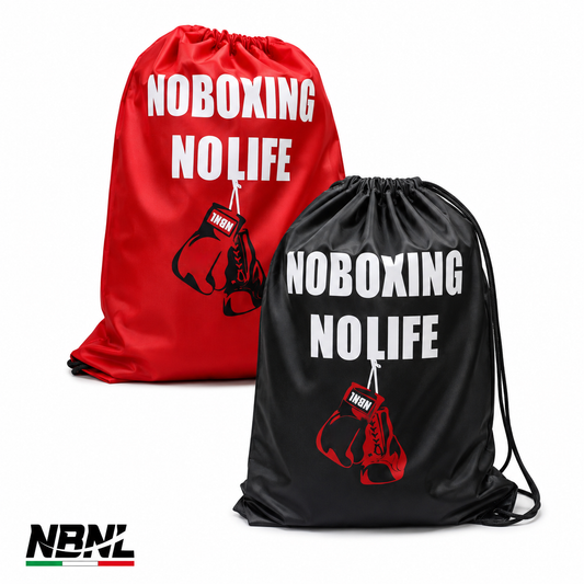 NO BOXING NO LIFE Lightweight Boxing Gear Drawstring Bag