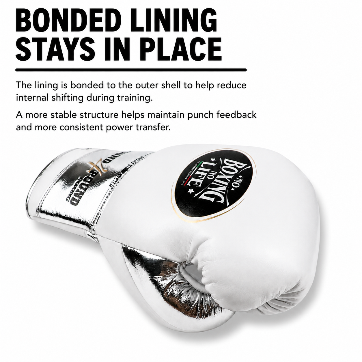 NO BOXING NO LIFE P4P Boxing Gloves – Horsehair-Like Latex Lining