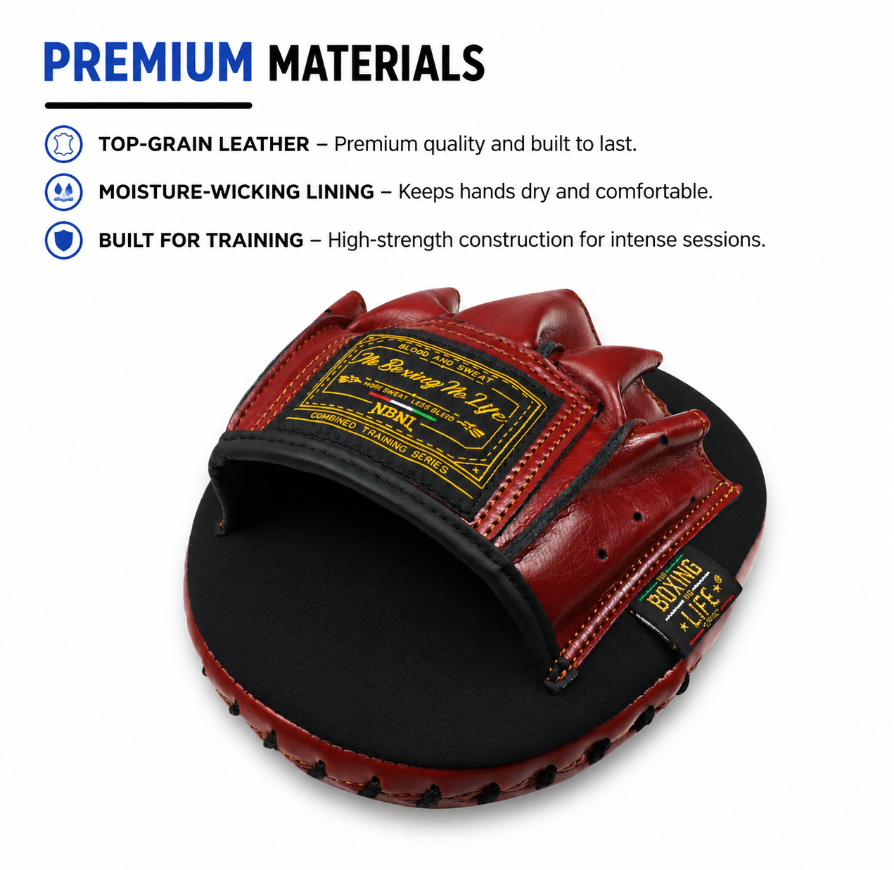 NO BOXING NO LIFE GEL Cushion Boxing Focus Mitts