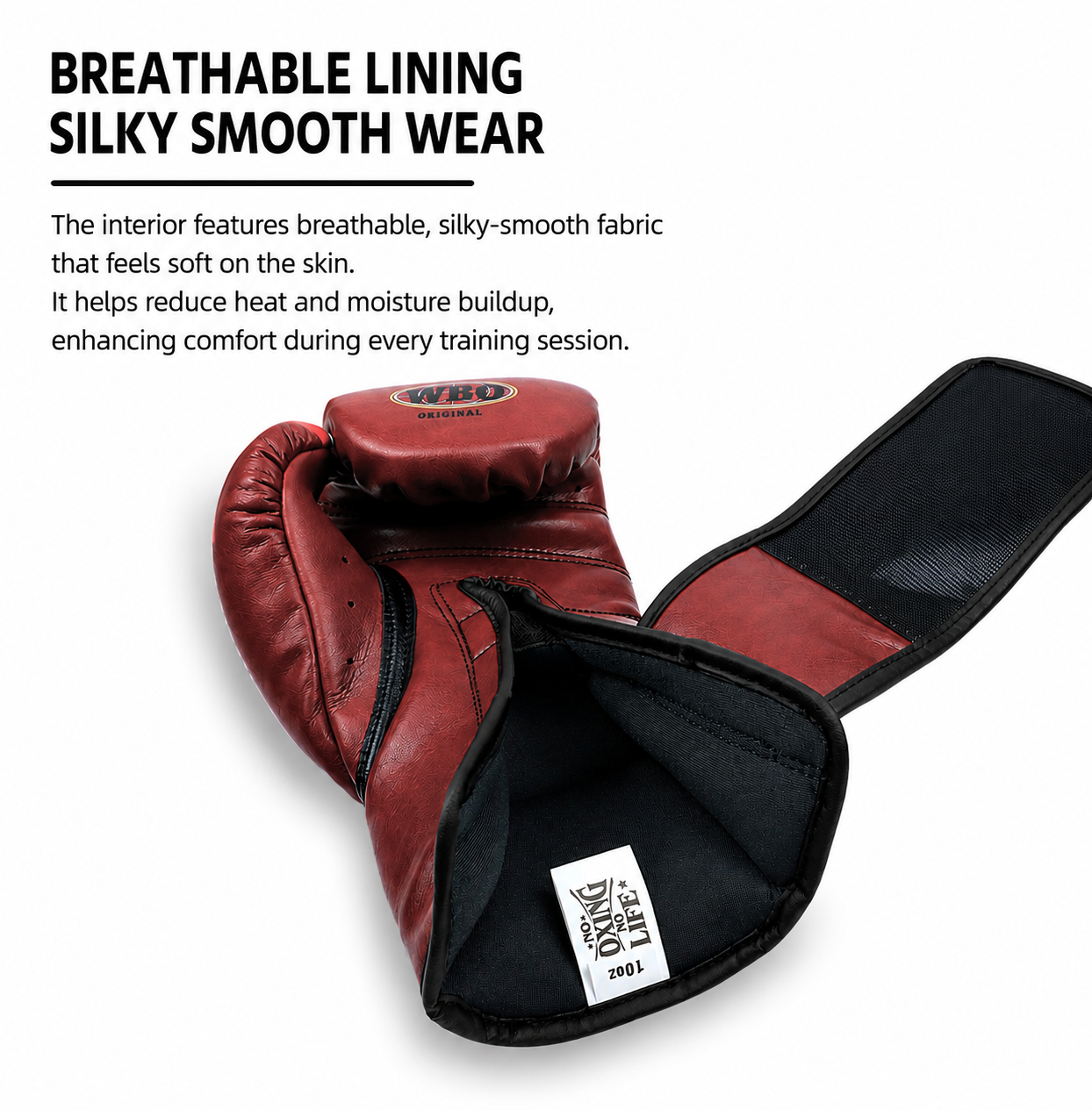 NO BOXING NO LIFE vintage leather Boxing Gloves