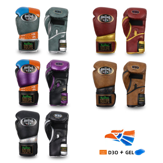 NO BOXING NO LIFE D3O + GEL Training Boxing Gloves