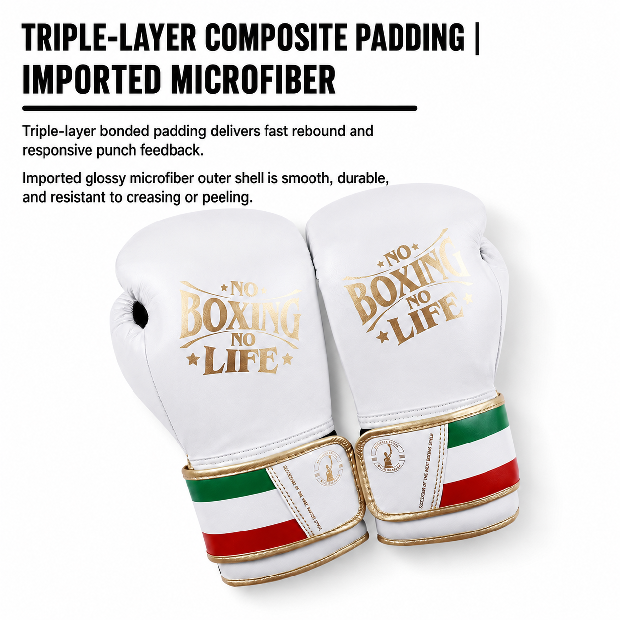 NO BOXING NO LIFE Mexican Style Training Boxing Gloves