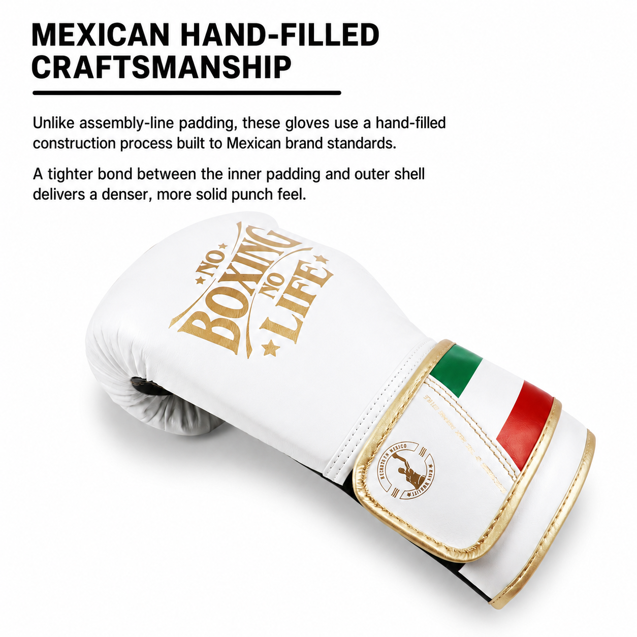 NO BOXING NO LIFE Mexican Style Training Boxing Gloves