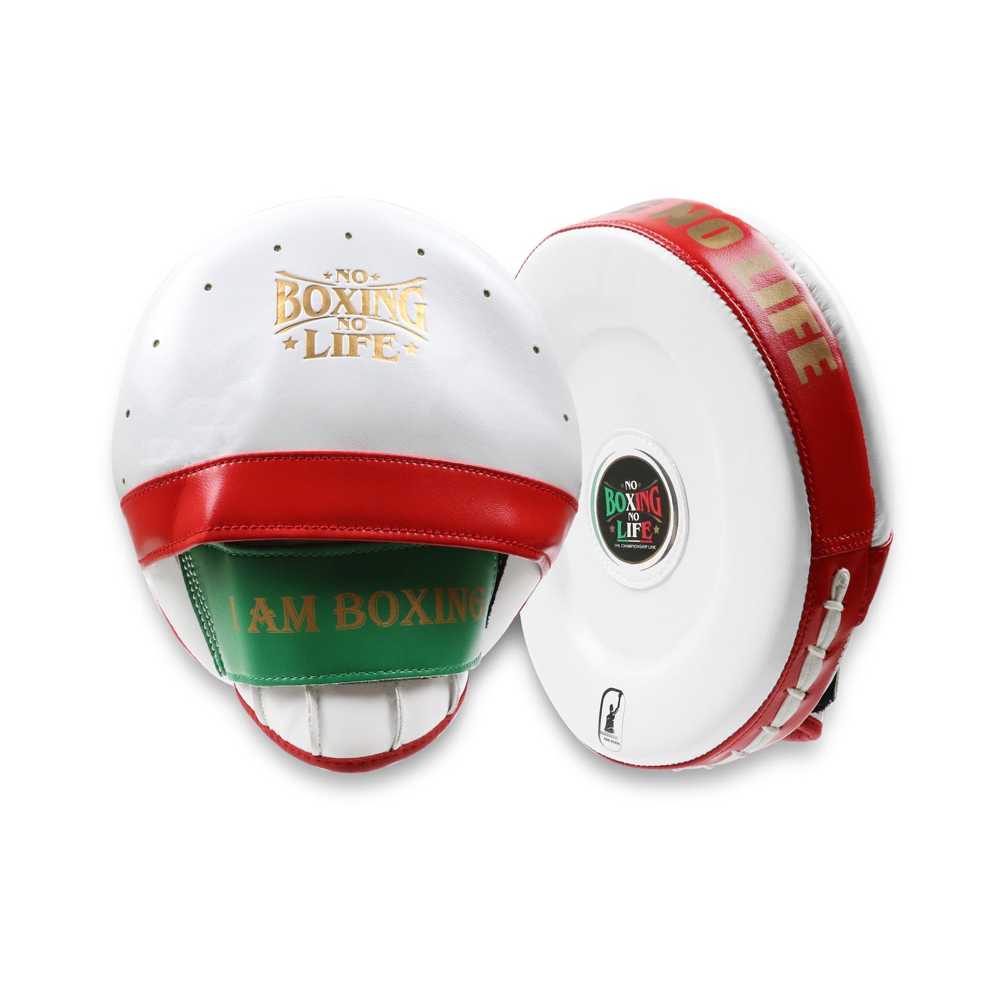 NO BOXING NO LIFE Shock-Absorbing Boxing Focus Mitts