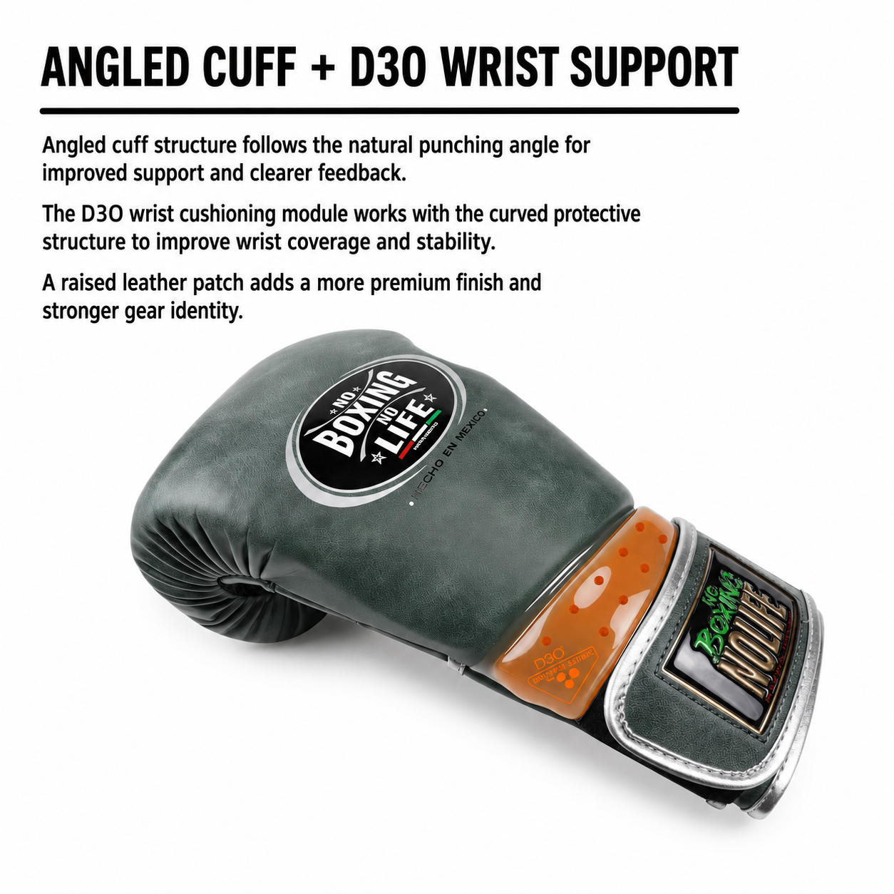 NO BOXING NO LIFE D3O + GEL Training Boxing Gloves