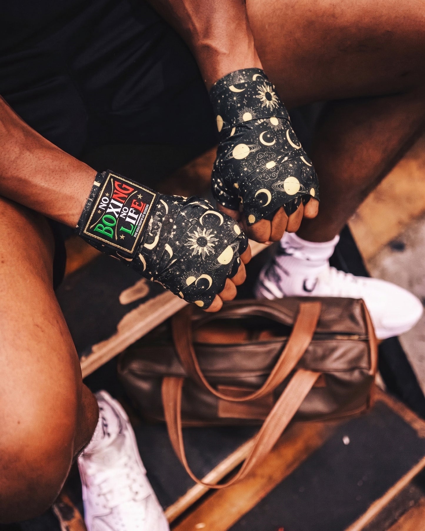 NO BOXING NO LIFE Multi-Print Boxing Hand Wraps 180"