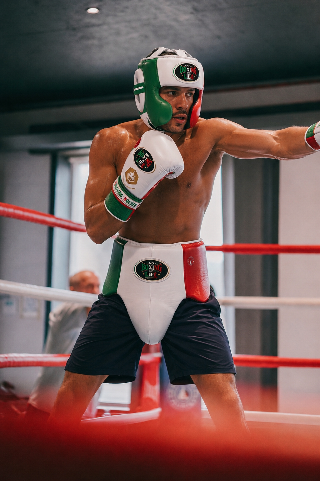 NO BOXING NO LIFE Professional Boxing Groin Guard No-Foul Protector