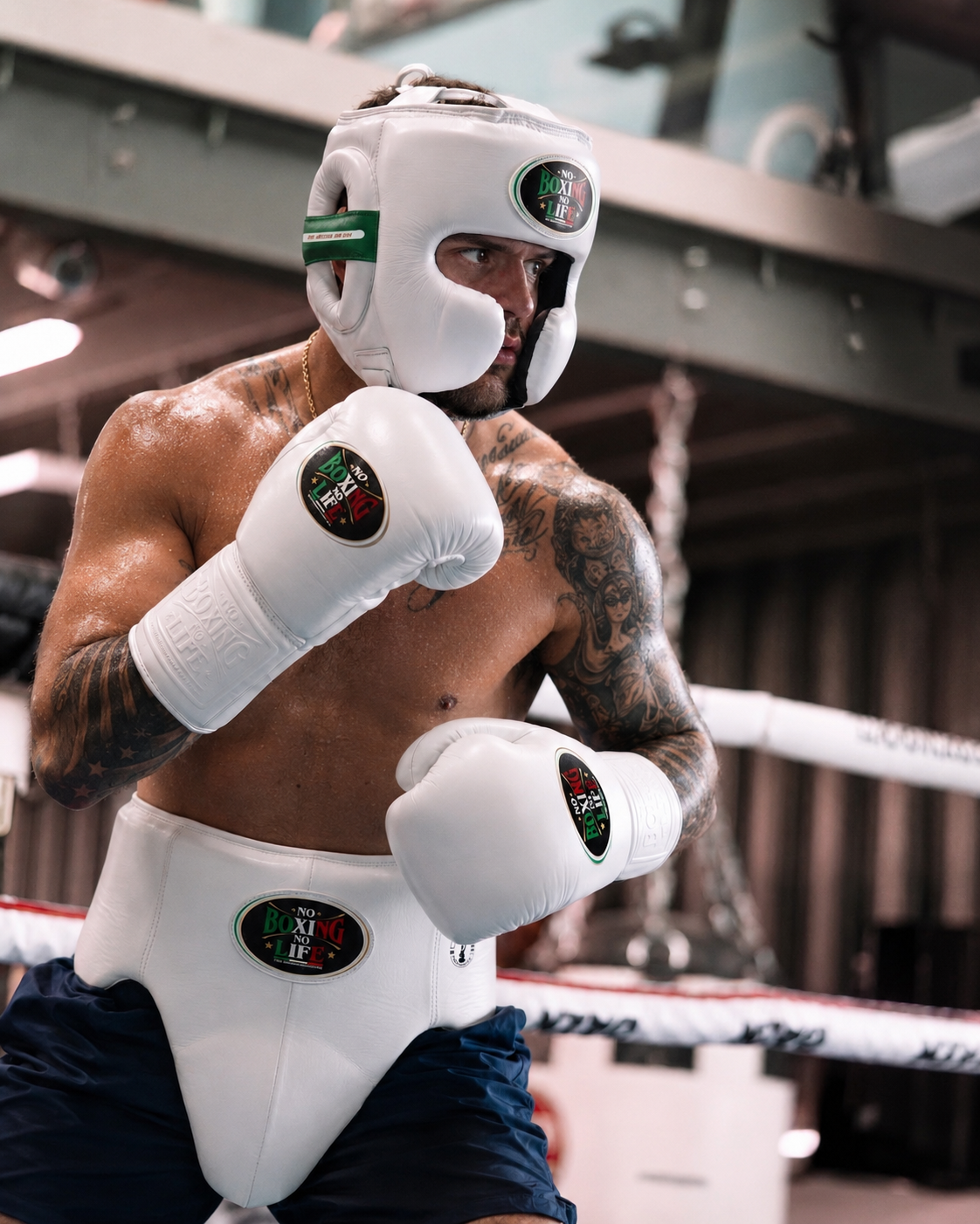 NO BOXING NO LIFE Japanese-Style Boxing Headgear for Sparring