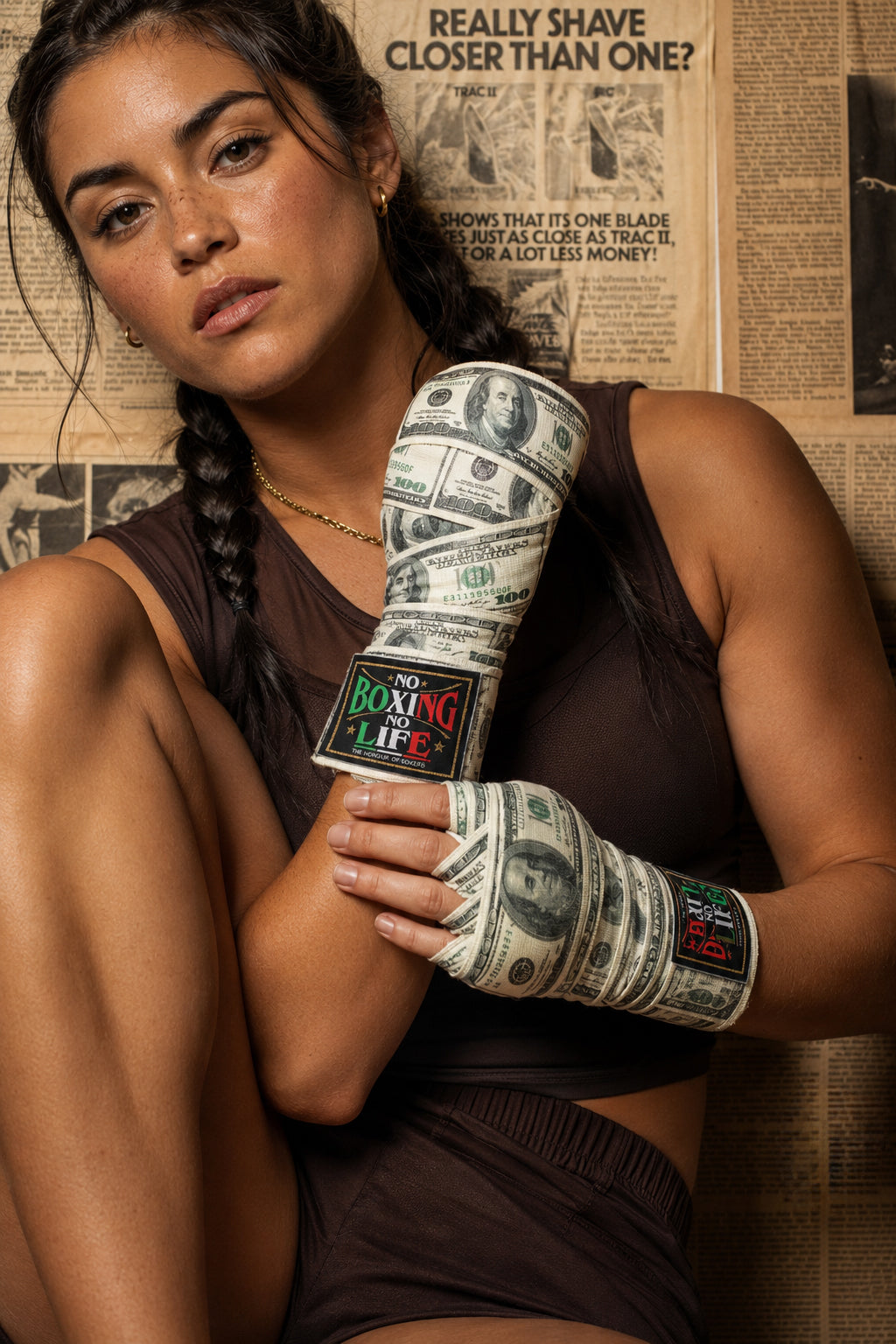 NO BOXING NO LIFE Multi-Print Boxing Hand Wraps 180"