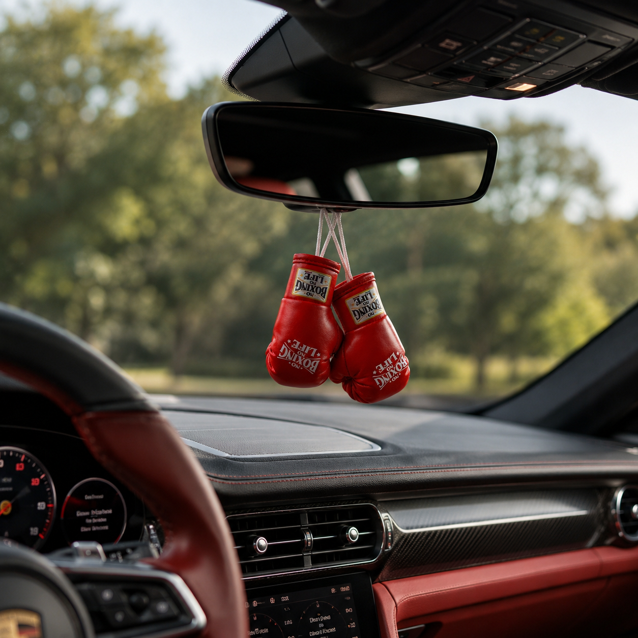 NO BOXING NO LIFE 3.5” Mini Boxing Gloves Keychain Ornament