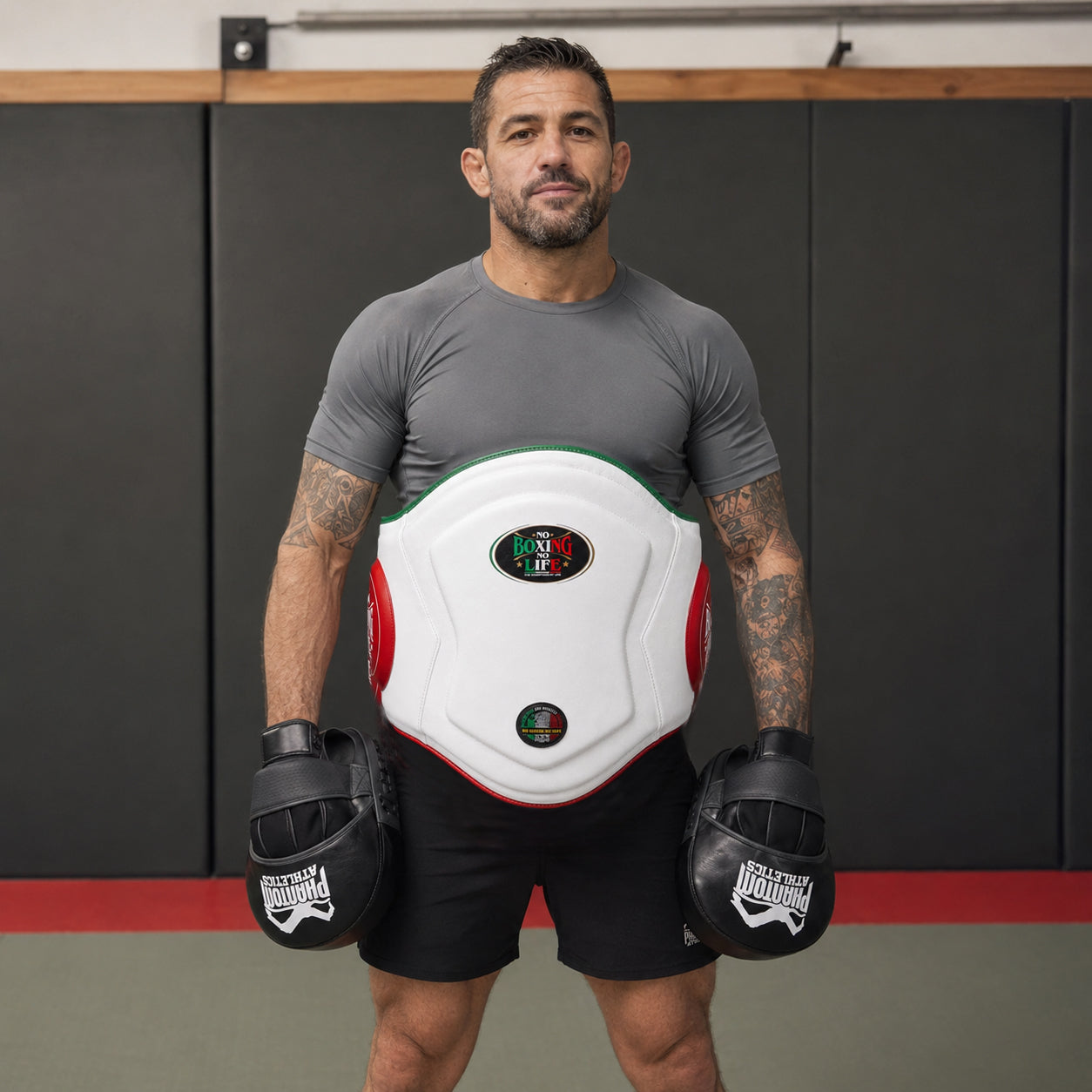 NO BOXING NO LIFE Muay Thai Boxing Waist Protector