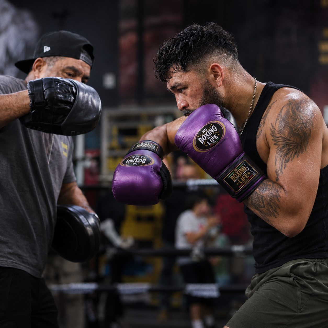 NO BOXING NO LIFE GEL Boxing Gloves – Dual Wrist Support Training Gloves