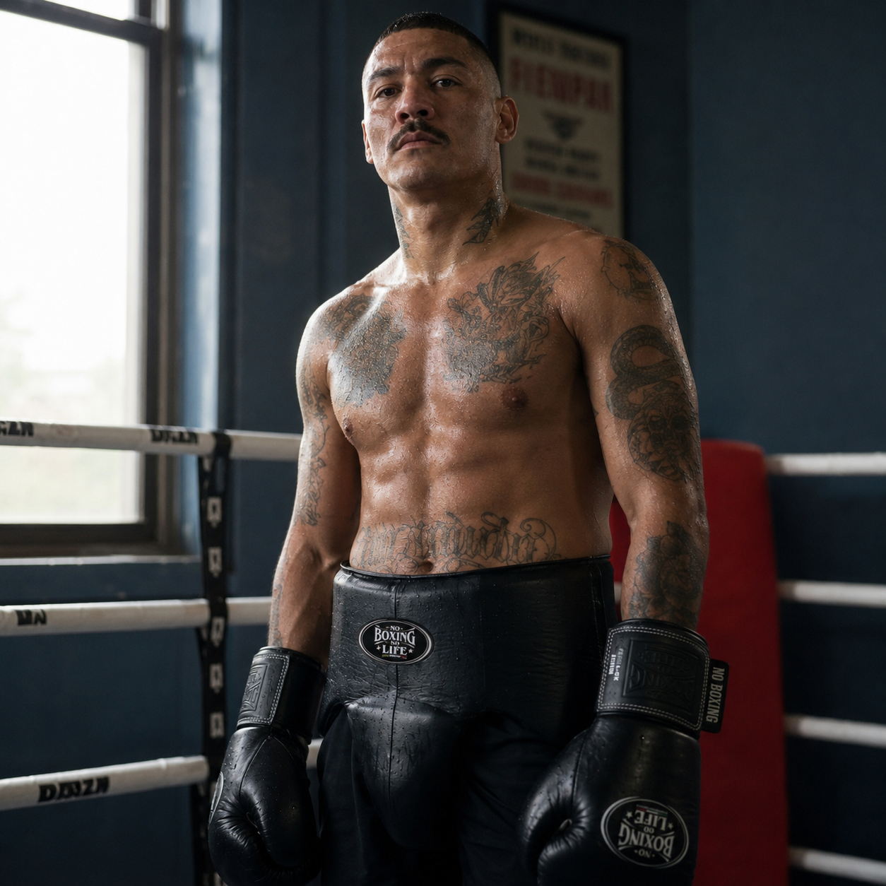 NO BOXING NO LIFE Seek and Destroy Boxing Gloves – Reinforced Hook-and-Loop Edition