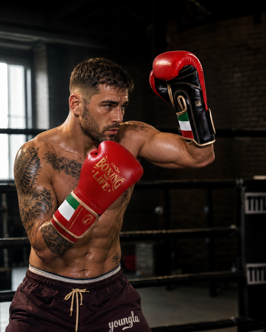 NO BOXING NO LIFE Mexican Style Training Boxing Gloves