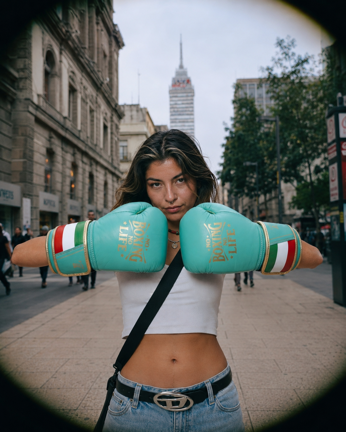 NO BOXING NO LIFE Mexican Style Training Boxing Gloves