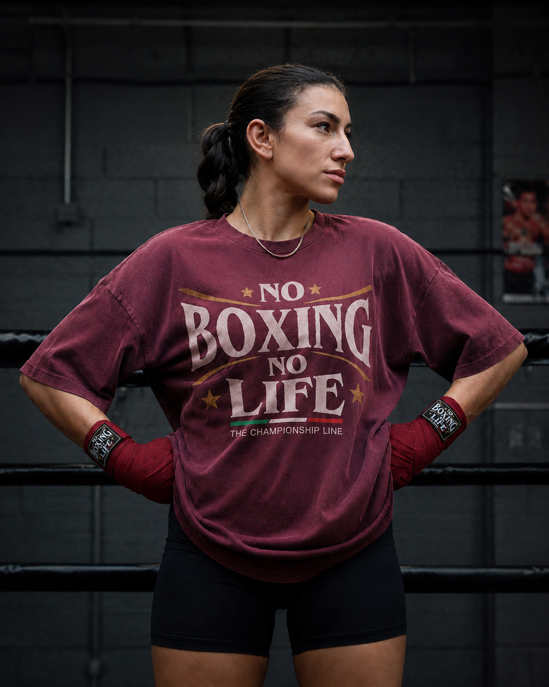 NO BOXING NO LIFE Elastic Mexican Hand Wraps