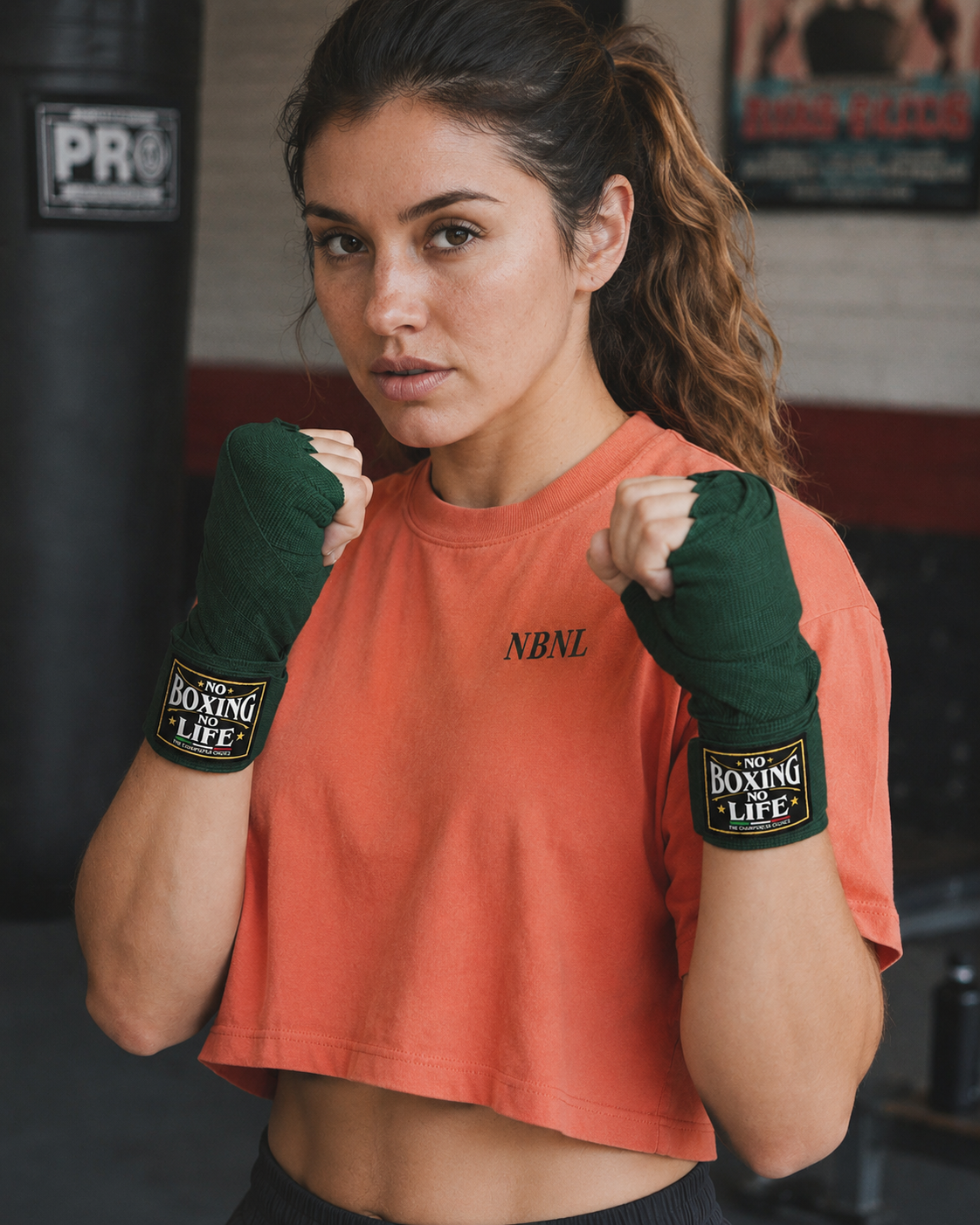 NO BOXING NO LIFE Elastic Mexican Hand Wraps
