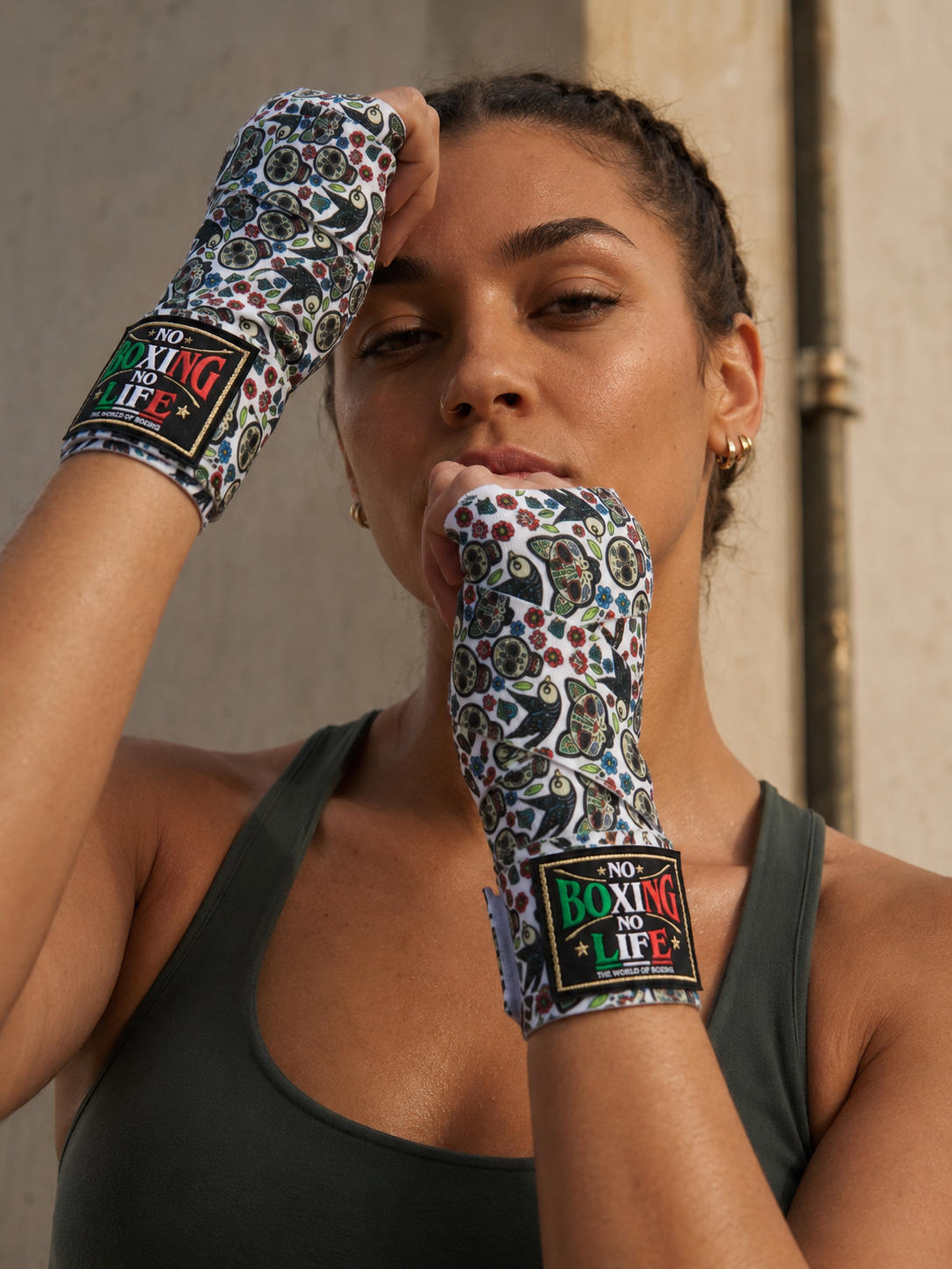 NO BOXING NO LIFE Multi-Print Boxing Hand Wraps 180"