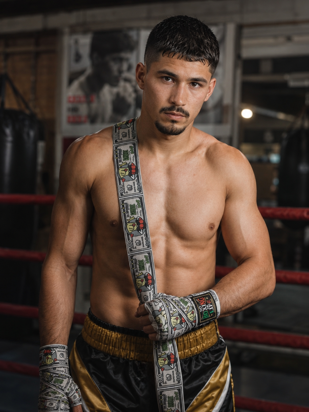 NO BOXING NO LIFE Multi-Print Boxing Hand Wraps 180"